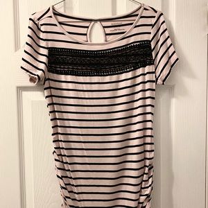 Pink Blush Maternity Tee